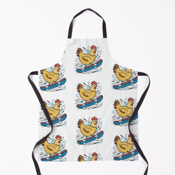Item preview, Chicken on skateboard designed and sold by Tiny-Love ⭐⭐⭐⭐⭐.