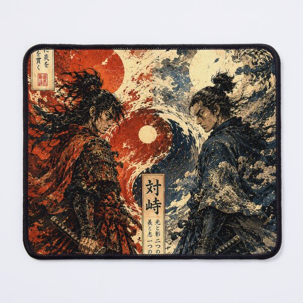 Item preview, Eternal Duel – Japanese Ukiyo-e Warrior Aesthetic Decoration designed and sold by Substance_life.