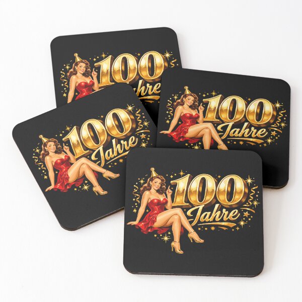 Item preview, Pin-Up 100 Years Vintage Gold Birthday Design designed and sold by Pineapple-Tree.