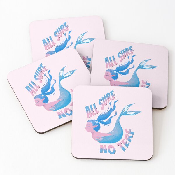 Item preview, Trans Mermaid All Surf No Terf designed and sold by humnoo.