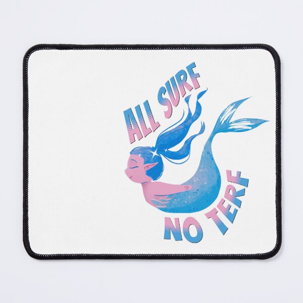 Item preview, Trans Mermaid All Surf No Terf designed and sold by humnoo.