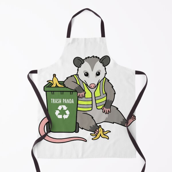 Item preview, Trash Panda – Funny Opossum Recycling Worker Cute Animal Humor designed and sold by cladeart.