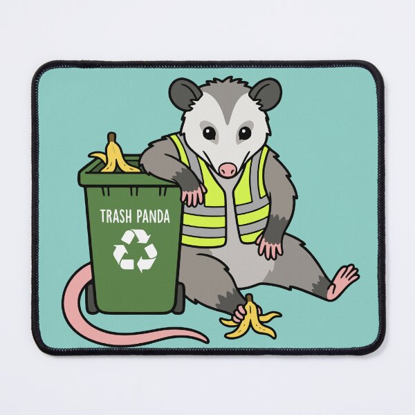 Item preview, Trash Panda – Funny Opossum Recycling Worker Cute Animal Humor designed and sold by cladeart.