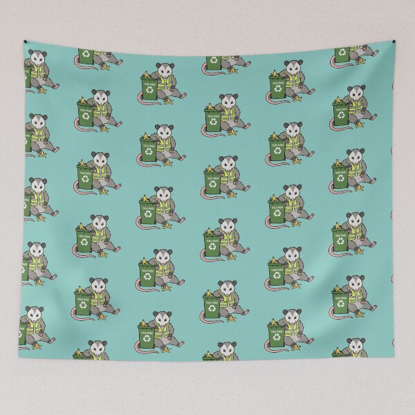 Item preview, Trash Panda – Funny Opossum Recycling Worker Cute Animal Humor designed and sold by cladeart.