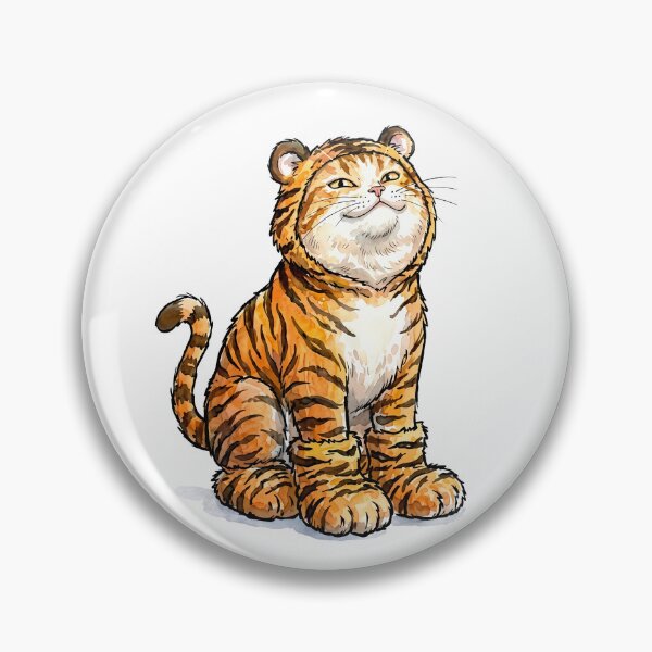 Item preview, Cat in Tiger Costume designed and sold by Choorstar.