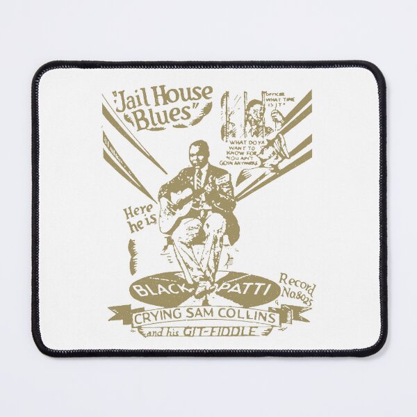 Item preview, Sam Collins - Jailhouse Blues - Black Patti Records No 8025 designed and sold by GenXTees.