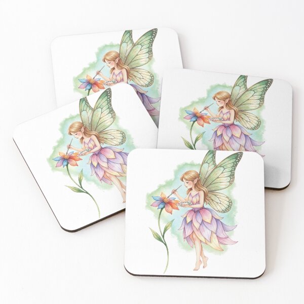 Item preview, Fairy Painting a Flower designed and sold by carthagia.