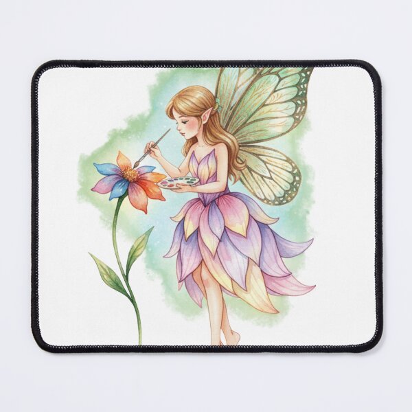 Item preview, Fairy Painting a Flower designed and sold by carthagia.