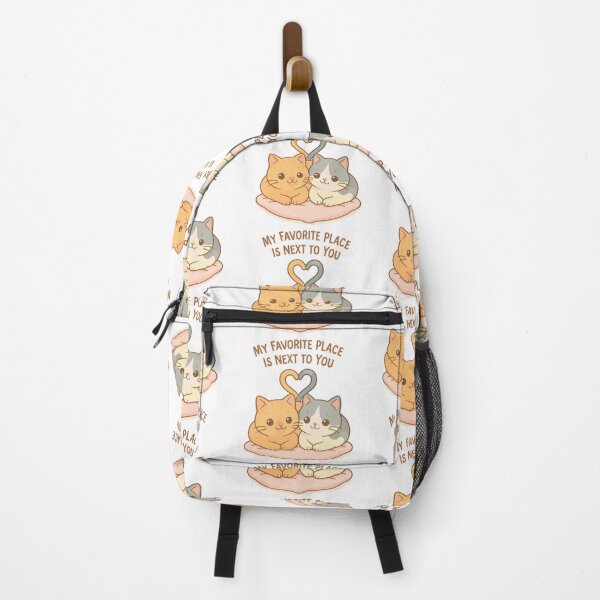 Item preview, Cat couple heart: My Favorite Place designed and sold by Pineapple-Tree.