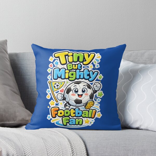 Item preview, Tiny But Mighty Football Fan Cute Kids Soccer T-Shirt designed and sold by ArthUpscale.