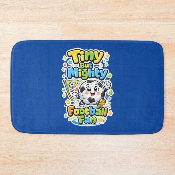 Item preview, Tiny But Mighty Football Fan Cute Kids Soccer T-Shirt designed and sold by ArthUpscale.