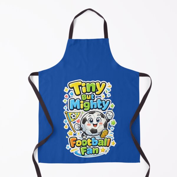 Item preview, Tiny But Mighty Football Fan Cute Kids Soccer T-Shirt designed and sold by ArthUpscale.