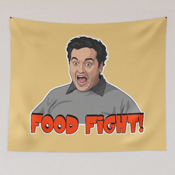 Item preview, Food Fight Bluto - Classic 1970s Comedy Fan Art designed and sold by Deviant Logic Design.