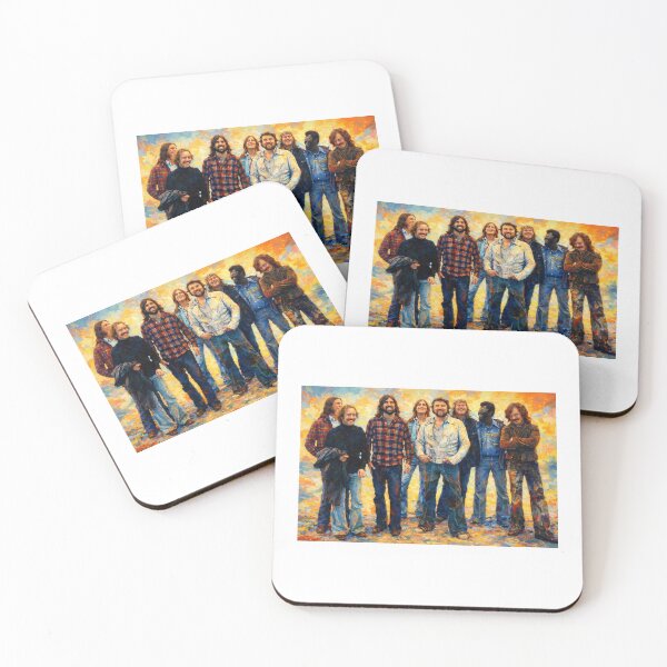 Item preview, Portrait Painting of Blood Sweat and Tears Band Members designed and sold by Halifaxartguy.