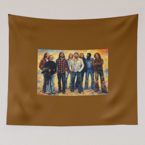 Item preview, Portrait Painting of Blood Sweat and Tears Band Members designed and sold by Halifaxartguy.