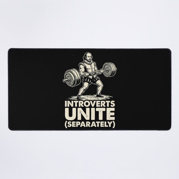 Item preview, Introverts Unite, Separately Funny Sarcastic Design designed and sold by DesignedByMarty.