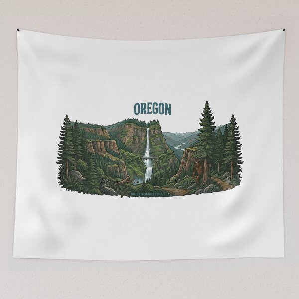 Item preview, Oregon - Multnomah Falls designed and sold by Viperlord.