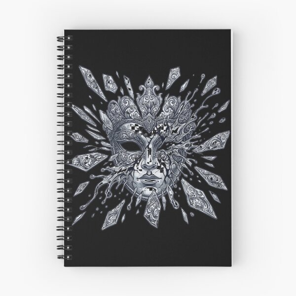 Item preview, Shattered Glass Masquerade Mask - Liquid Chrome Streetwear designed and sold by krish-prints.