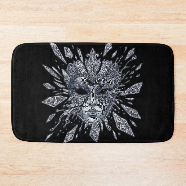 Item preview, Shattered Glass Masquerade Mask - Liquid Chrome Streetwear designed and sold by krish-prints.