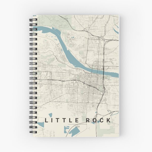 Item preview, Little Rock Arkansas map designed and sold by AnaArt4.