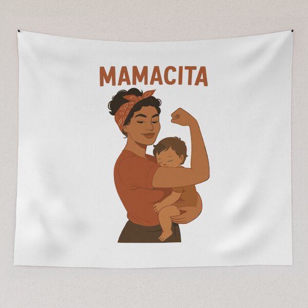 Item preview, Mamacita Shirt – Proud Mom & Child Design designed and sold by Pineapple-Tree.
