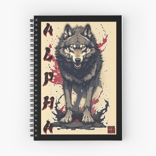 Item preview, Alpha Wolf Japanese Ink Style designed and sold by Neer arts.