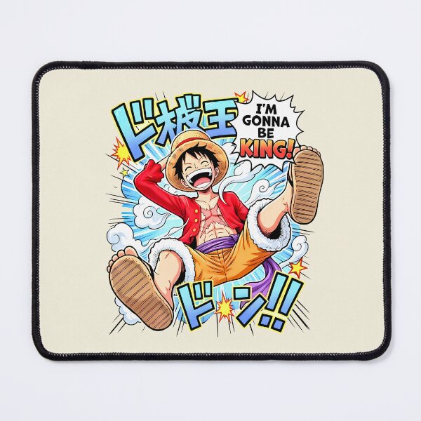 Item preview, Straw Hat Anime Pirate Captain Luffy Illustration - Funny Comic Text Vector Graphic designed and sold by luffy2374.