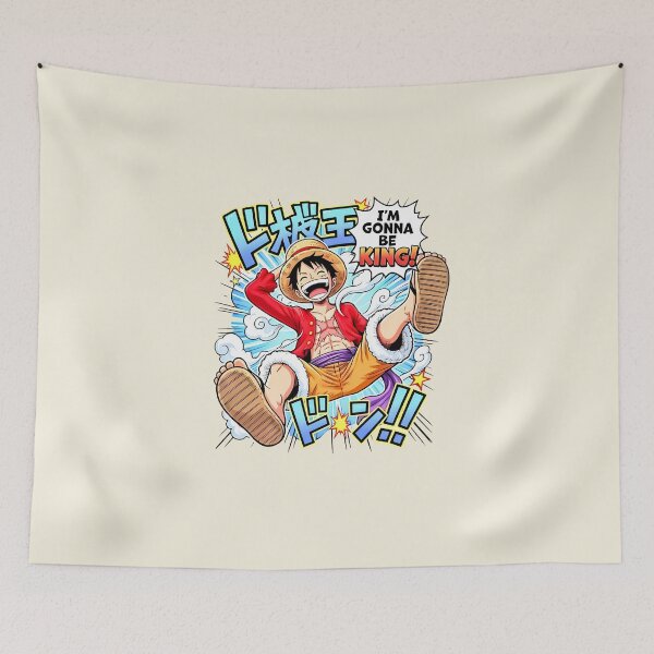 Item preview, Straw Hat Anime Pirate Captain Luffy Illustration - Funny Comic Text Vector Graphic designed and sold by luffy2374.