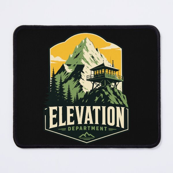 Item preview, Elevation Department Vintage Mountain Fire Lookout Retro Hike designed and sold by wmhtees.