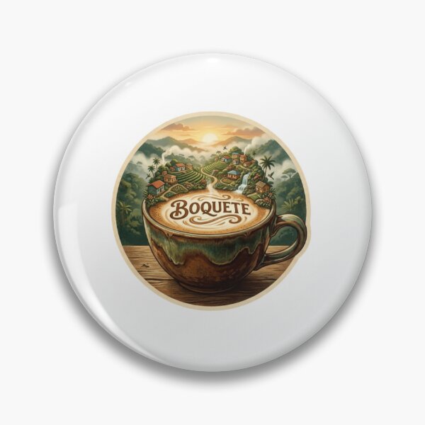 Item preview, Boquete Coffee Highlands Summer Edition Sticker designed and sold by Imaginarium of Chaos falcon88 .