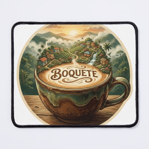Item preview, Boquete Coffee Highlands Sticker designed and sold by Imaginarium of Chaos falcon88 .