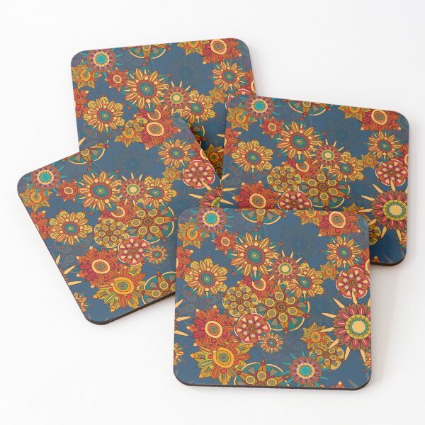 Item preview, Blue Sunflowers designed and sold by TheMadTeaParty.