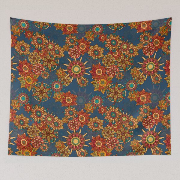 Item preview, Blue Sunflowers designed and sold by TheMadTeaParty.