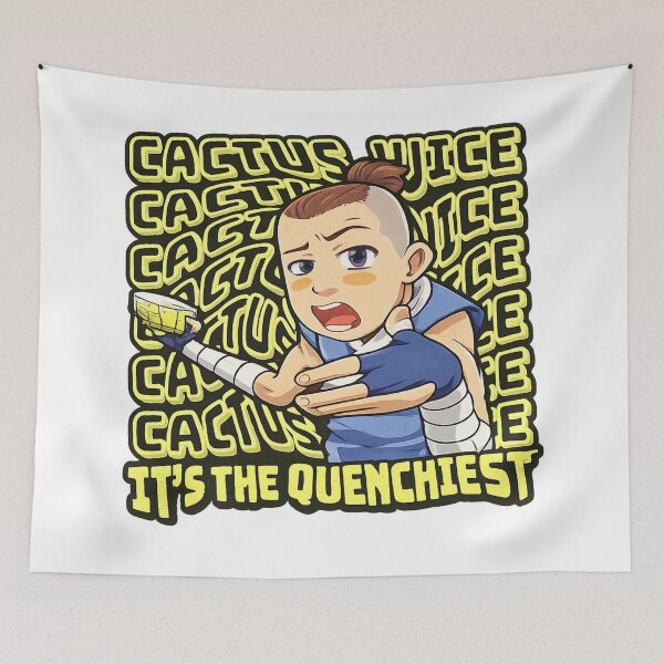 Item preview, Cactus Juice Quenchie Anime Style – Funny Desert Drink Design designed and sold by CatLovers Studio.