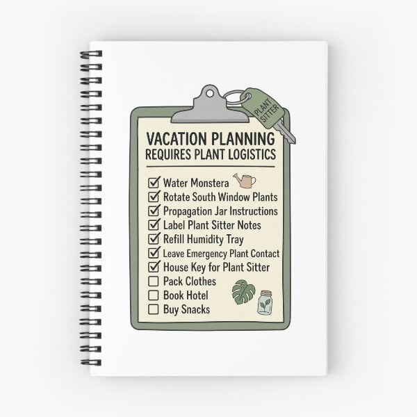 Item preview, Vacation Planning Requires Plant Logistics designed and sold by Northbound Press.