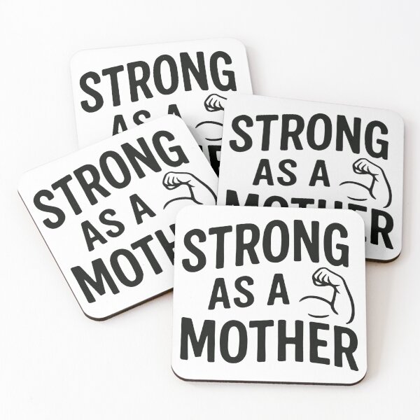 Item preview, Strong as a mother – Power Mama with biceps designed and sold by Pineapple-Tree.