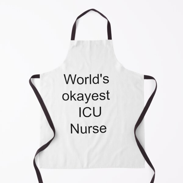 Item preview, World's Okayest ICU Nurse Shirt Funny Intensive Care Nurse Gift Graphic Tee designed and sold by Hustle print studio.