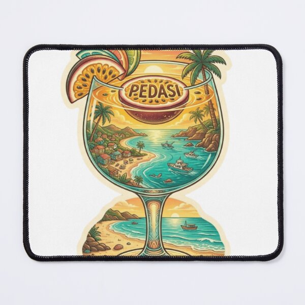 Item preview, Pedasi Coastal Beach Party Sticker designed and sold by Imaginarium of Chaos falcon88 .
