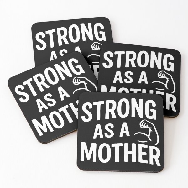 Item preview, Strong as a mother – Power Mama with biceps designed and sold by Pineapple-Tree.