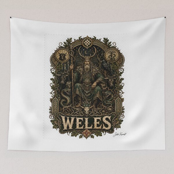 Item preview, Copy of Perun Slavic Thunder God Artwork designed and sold by JabbiKamost.