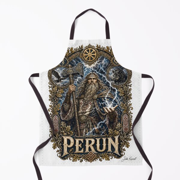 Item preview, Perun Slavic Thunder God Artwork designed and sold by JabbiKamost.