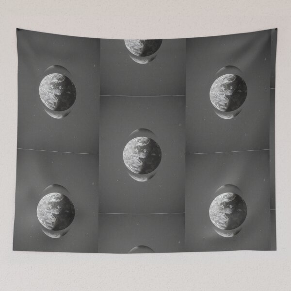 Item preview, Retro Eclipse Vintage Telescope Earth Planet Photo designed and sold by PastelParasite.