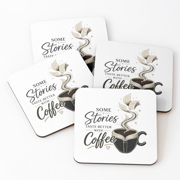 Item preview, Coffee and Books Lover Gift | Some Stories Taste Better With Coffee designed and sold by BYMK.