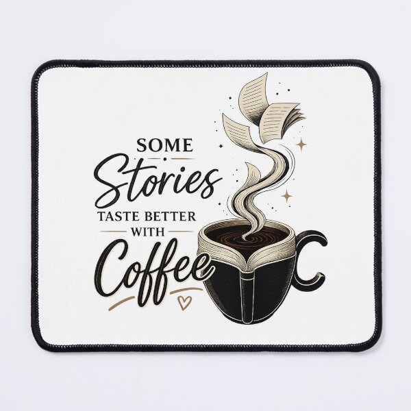 Item preview, Coffee and Books Lover Gift | Some Stories Taste Better With Coffee designed and sold by BYMK.