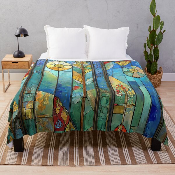 Item preview, Stained Glass Sunlight in the Orchard designed and sold by Lee Hiller Designs.