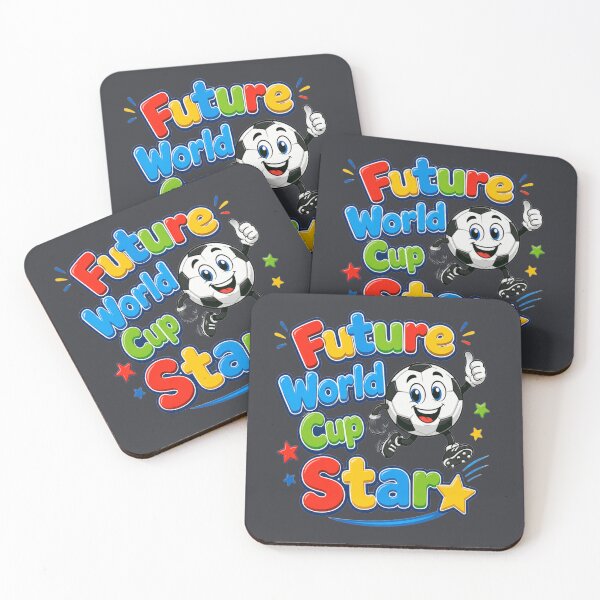 Item preview, Future World Cup Star Cute Soccer Kids Design designed and sold by ArthUpscale.