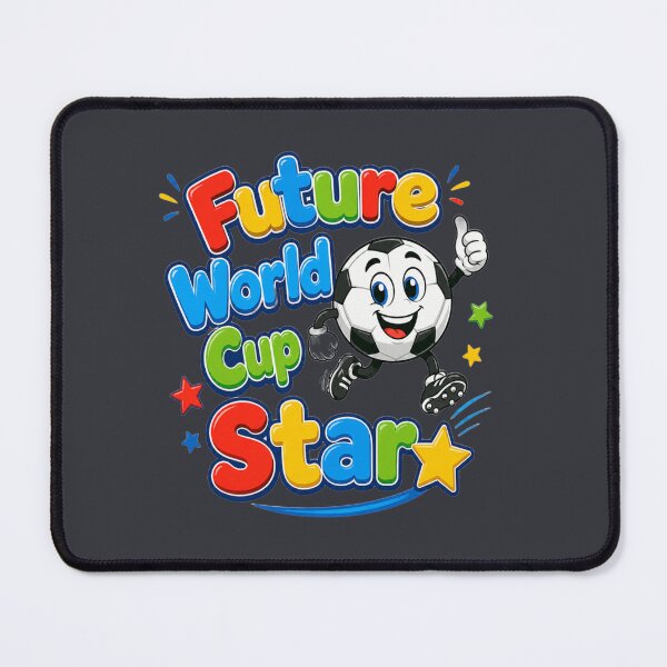 Item preview, Future World Cup Star Cute Soccer Kids Design designed and sold by ArthUpscale.