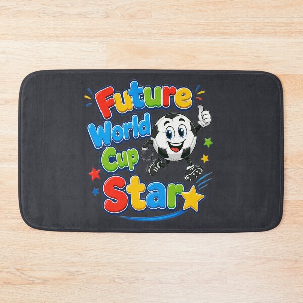 Item preview, Future World Cup Star Cute Soccer Kids Design designed and sold by ArthUpscale.