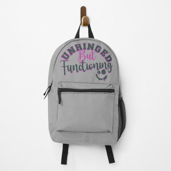 Item preview, Unhinged But Functioning | Funny Mental Health Humor Vintage Typography Design designed and sold by 1timelab.