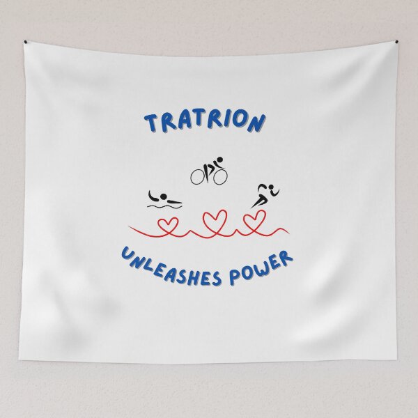 Item preview, Tratrion unleashes power TRI tło designed and sold by Tshirtmania4you.